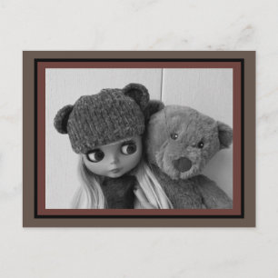 Favoriete poppen, poppen Blythe pop Briefkaart