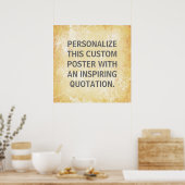 Favoriete Poster van het Citaat, gepersonaliseerde (Keuken)