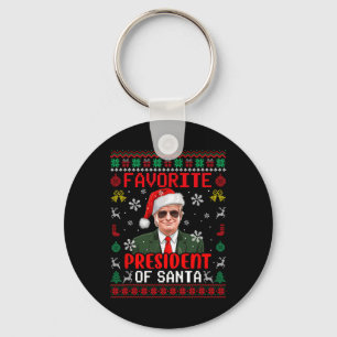 Favoriete President van Santa Xmas Trump Proud won Sleutelhanger