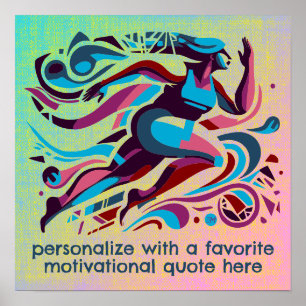 Favoriete prijsopgave Motivatie lopend Poster