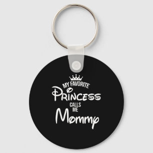 Favoriete prinses noemt mama shirt moeder moederda sleutelhanger