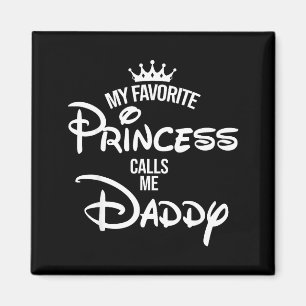 Favoriete prinses noemt papa shirt moeder moeders magneet