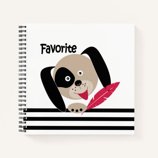 Favoriete puppy notitieboek (Voorkant)