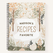 Favoriete recepten boek gepersonaliseerd (Voorkant)