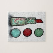 Favoriete rode lipstick Jigzaag Puzzle Legpuzzel (Horizontaal)