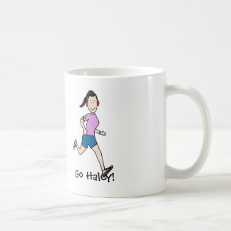 Favoriete runner mok - gepersonaliseerde cartoon