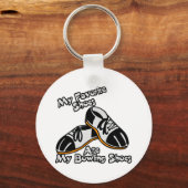 favoriete schoenen zijn bowlingschoenen sleutelhanger (Voorkant)