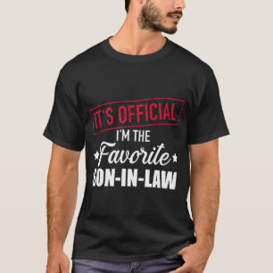Favoriete schoonzoon van schoonmoeder of vader t-shirt