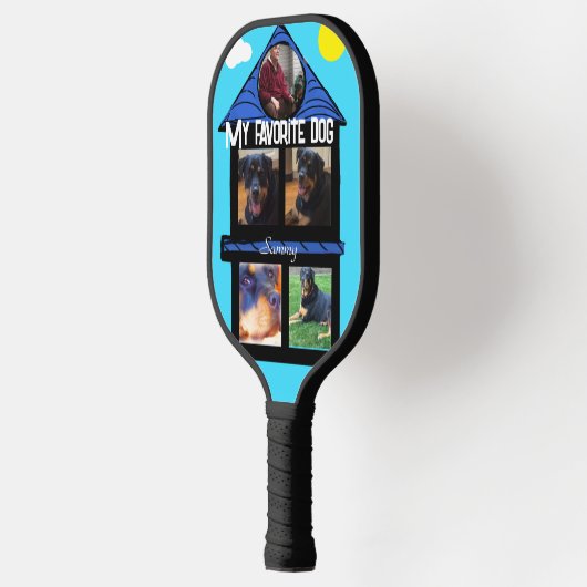 Favoriete Sjabloon voor 5-voudige fotosleuven Pickleball Paddle (Links)