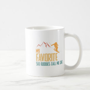 Favoriete Ski Buddies Noem me Pa Retro  Ski Koffiemok