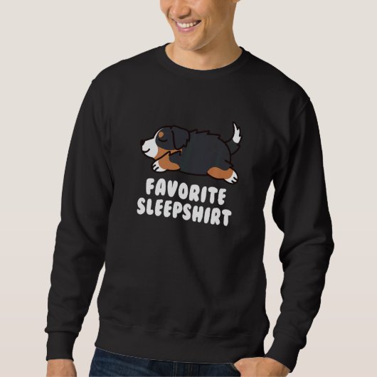Favoriete Slaapse Bernese Mountain Dog Trui (Voorkant)
