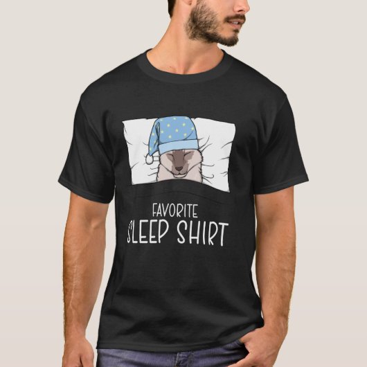 Favoriete slaatshirt Javaanse kat, slapende kat py T-shirt (Voorkant)