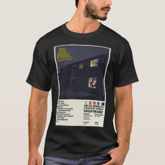 Favoriete slechtste nachtmerrie in A.M. - Minimali T-shirt