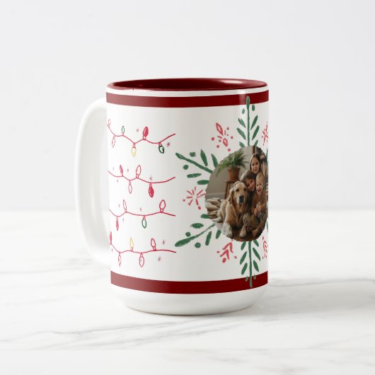 Favoriete Sneeuwvlok Vakantie Mok (Voorkant links)