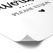 Favoriete snoepjes en lekkernijen Favoriete tafelt Poster (Hoek)