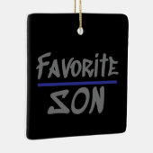 Favoriete SON humor broedmachine Keramisch Ornament (Rechts)