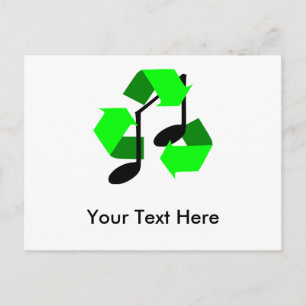 Favoriete Song Rhythm Briefkaart