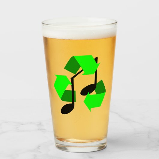 Favoriete Song Rhythm Glas (Voorkant gevuld)