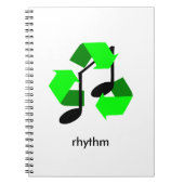 Favoriete Song Rhythm Notitieboek (Voorkant)