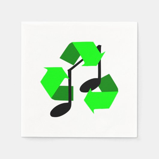 Favoriete Song Rhythm Servetten (Voorkant)