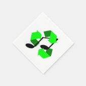 Favoriete Song Rhythm Servetten (Hoek)