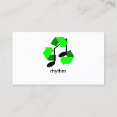 Favoriete Song Rhythm Visitekaartje (Voorkant)
