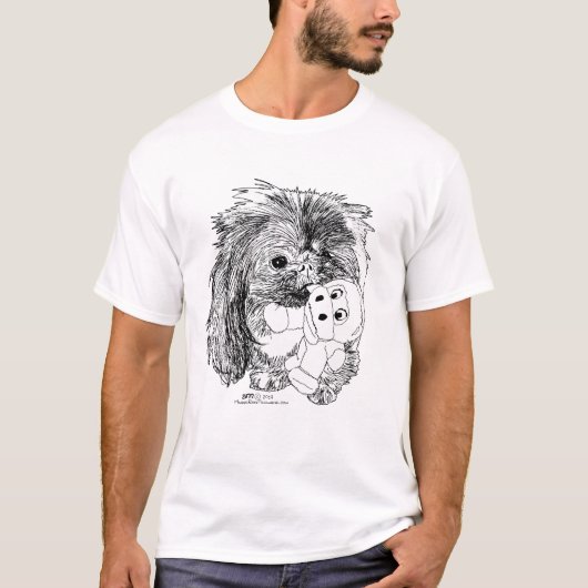 Favoriete Speelgoed voor Pekingees T-shirt (Voorkant)