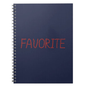 Favoriete spirale laptop notitieboek