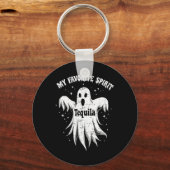 Favoriete Spirit Tequila Drink Ghost Halloween C Sleutelhanger (Voorkant)