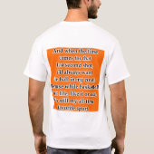 Favoriete sport t-shirt (Achterkant)