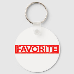 Favoriete stempel sleutelhanger