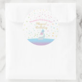 FAVORIETE STICKER | Zeemeermin staart verjaardag (Tas)