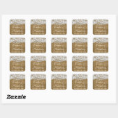 Favoriete Stickers Hoefijzers op Burlap Lace Land (Vel)