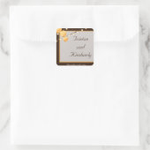 Favoriete Stickers Papieren Lantaarns op Bruin Chi (Tas)