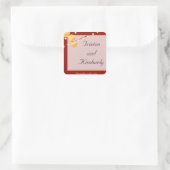 Favoriete Stickers Papieren Lantaarns op Rood Chin (Tas)