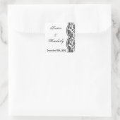 Favoriete Stickers Zwart Wit Damast Kant Print Pat (Tas)