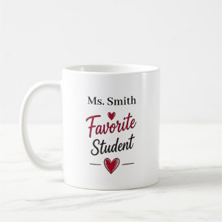 Favoriete Student Gepersonaliseerd Leraar Cadeau Koffiemok