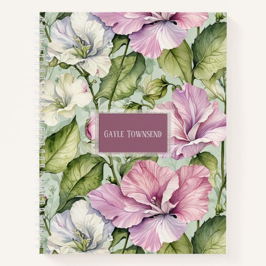 Favoriete Sweet Peas Hardcover Notitieboek (Voorkant)