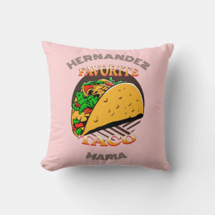 Favoriete Taco,Cool favoriete eten Gift personalis Kussen