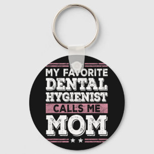 Favoriete Tandheelkundige noemt me Mam Grappige Mo Sleutelhanger
