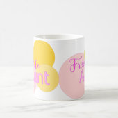 Favoriete tante Colorful Bubbles Koffiemok (Center)