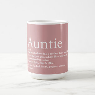 Favoriete tante Definition Fun Pink Koffiemok