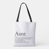 Favoriete tante Definition Gezegde Modern Tote Bag (Achterkant)
