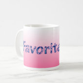 Favoriete tante koffiemok (Voorkant links)