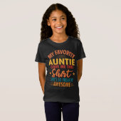 Favoriete tante, Niece Nephew Gift T-shirt (Voorkant volledig)