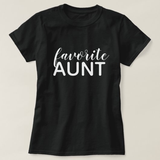 Favoriete tante t-shirt (Design voorkant)