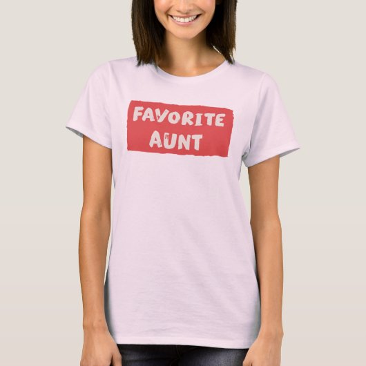 Favoriete tante t-shirt (Voorkant)