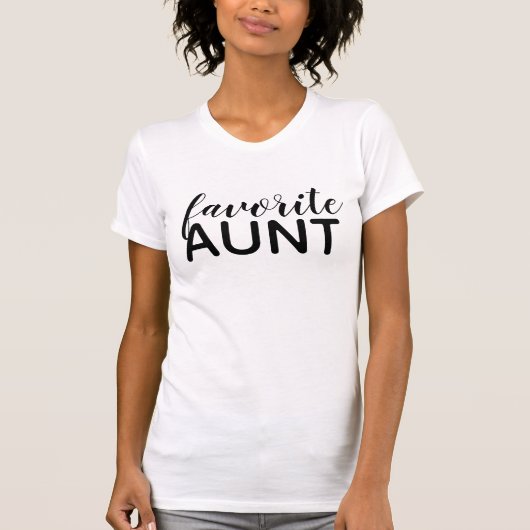 Favoriete tante T-Shirt (Voorkant)