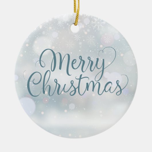 Favoriete tante Tante Definitie Prettig Kerstfeest Keramisch Ornament (Voorkant)