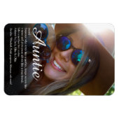 Favoriete tante, Tante Definitie Script Foto Magneet (Horizontaal)